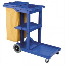 Oates Janitors Cart Blue